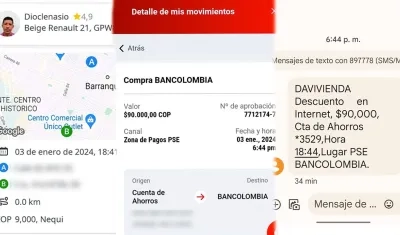 La oferta y lo que se pagó por el servicio InDrive.