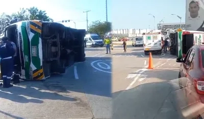El accidente habría acontecido por una falla mecánica.