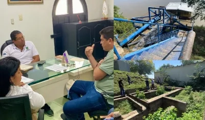 Reunión entre los alcaldes de los municipios. 