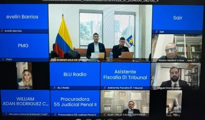 Audiencia de principio de oportunidad a Days Vásquez