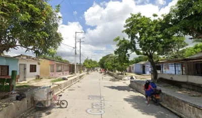 Carrera 20 con calle 6, barrio La Luz, donde ocurrió el crimen. 