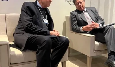 Bill Gates y Gustavo Petro. 