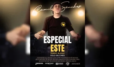 El comediante Camilo Sánchez.