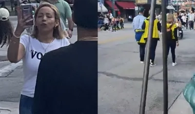 Imágenes del suceso.