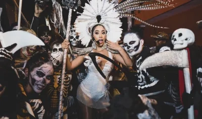 Durante la coronación y el bando, también hubo lugar para el Ceremonial de la Muerte.