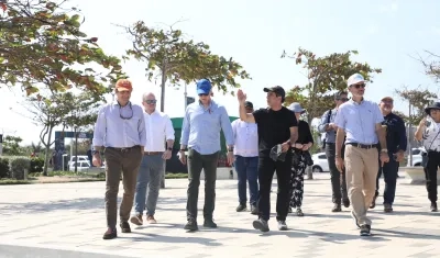 El Alcalde Alex Char con miembros Audubon Américas.