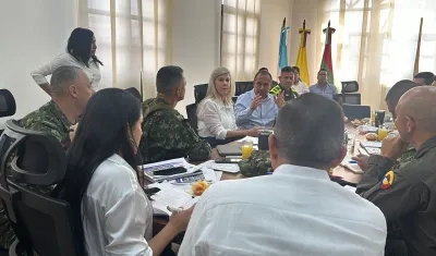 Imagen del Consejo de Seguridad realizado en Tuluá.