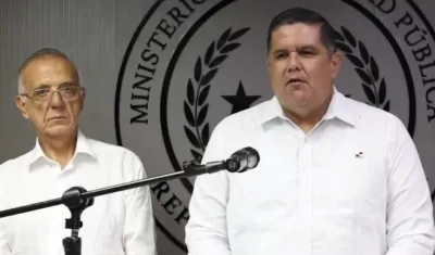 Ministros de Defensa y de Seguridad de Colombia y Panamá. 