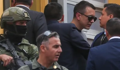 Daniel Noboa, presidente de Ecuador.