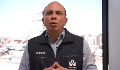 El Defensor del Pueblo, Carlos Camargo.