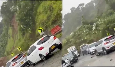 El derrumbe sucedió en Carmen de Atrato, en Chocó.