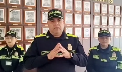 Diego Montaña, comandante de la Policía en La Guajira.