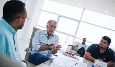 Eduardo Verano, gobernador del Atlántico.