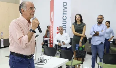 Eduardo Verano, gobernador del Atlántico.