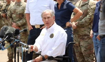 El gobernador de Texas, Greg Abbott. 