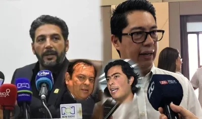 Agmeth Escaf y Pedro Flórez.