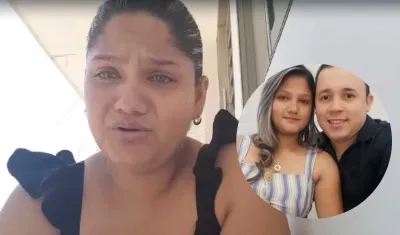 María Fernanda Pinto, esposa del fallecido Manuel Peña.