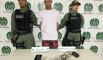 Esteban Caro Caro, el presunto sicario capturado.