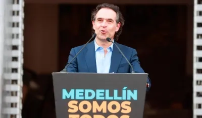 Federico Gutiérrez, alcalde de Medellín. 