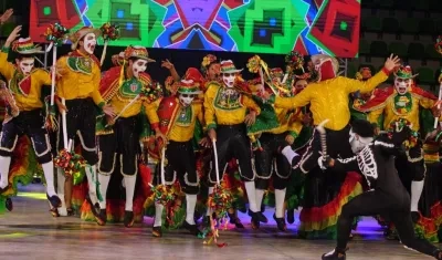 Danza de Garabato en el Fin de Semana de la Tradición 