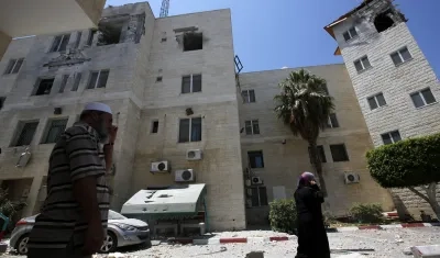 El Hospital Al-Aqsa.