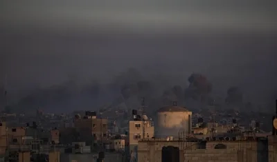 Bombardeos en Gaza.