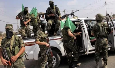 Grupo terrorista Hamás. 
