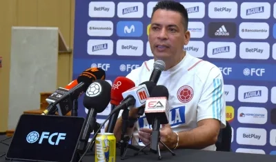 Héctor Cárdenas, técnico de la Selección Colombia Sub-23