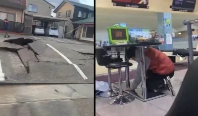 Imágenes del impacto del terremoto.