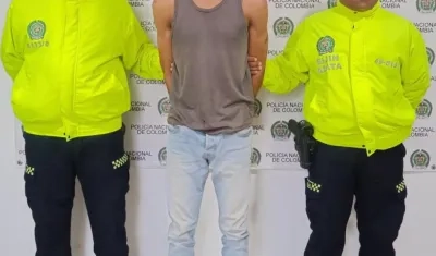 Juan Gabriel Pacheco, capturado.