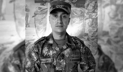 Luis Orlando Caballero, militar fallecido.
