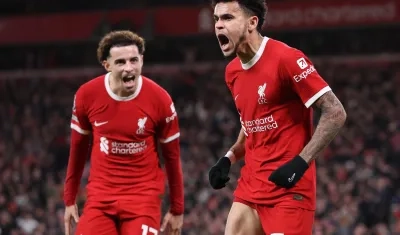 Luis Díaz, delantero de Liverpool.