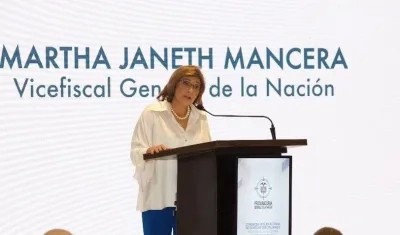 Vicefiscal Martha Mancera. 