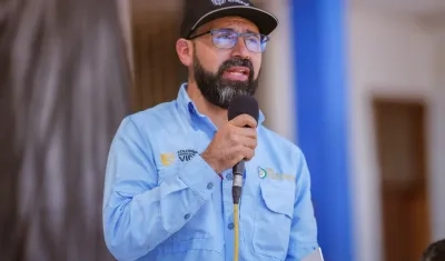 El Ministro de Minas y Energía, Andrés Camacho.