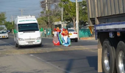 "Peajes humanos" en vía Barranquilla-Santa Marta