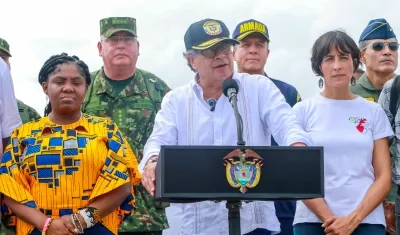 Petro entregó sus declaraciones desde Tumaco.