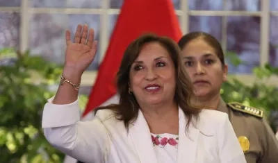 La presidenta de Perú, Dina Boluarte. 