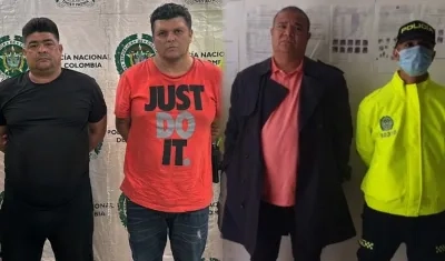 Presuntos miembros de 'Los Capos'. 