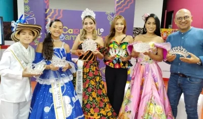 Protagonistas del Carnaval de Periodistas.