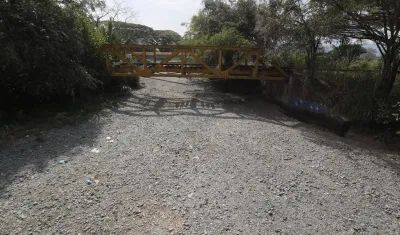 Río seco en el Valle del Cauca. 