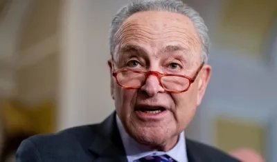 El líder de la mayoría del Senado, el demócrata Chuck Schumer.