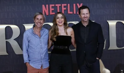 Sofía Vergara en la presentación de la serie 'Griselda'.
