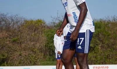 El delantero Marco Pérez.