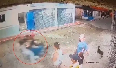 Momento del homicidio.