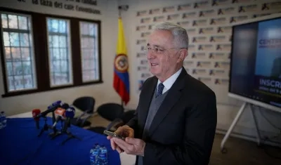 El expresidente de la República, Álvaro Uribe Vélez.