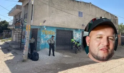 El tendero Hernán Vásquez Ardila.