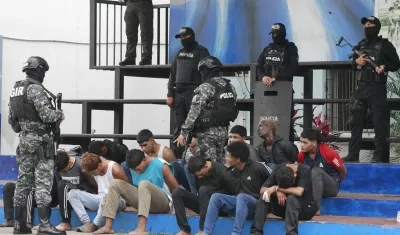 Capturados por toma de canal de televisión en Guayaquil.