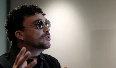 El cantante colombiano Andrés Cepeda. 