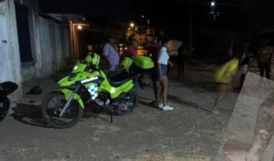 La cuadra en donde fue hallado el cuerpo del bebé en Barrancas