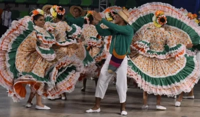 El caimán cienaguero Pitágoras dijo presente en el coliseo Sugar Baby Rojas